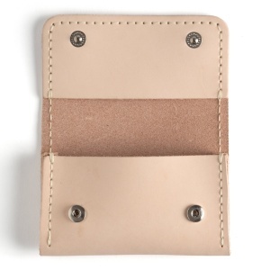 Kit portofel mic Winslow din piele vegetala Tandy Leather, cu capse, 10,8 x 7 cm - imagine 6