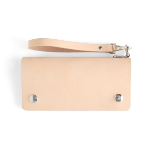 Kit portofel Roper cu capse din piele vegetala Tandy Leather, cu fermoar, 9,5 x 19 cm - imagine 5