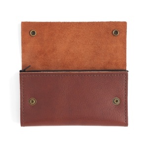 Kit portofel Surveyor Bison din piele de bizon Tandy Leather, cu fermoar, 17,8 x 9,5 cm - imagine 7