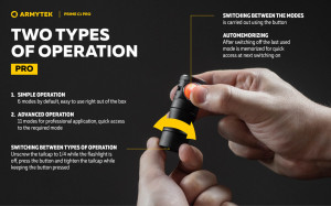 Lanterna EDC Armytek Prime C1 Pro Warm 930 lm cu acumulator 18350 inclus - Img 15