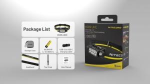 Lanterna Frontala Nitecore HC65 UHE Editie Vanatoare, 2000 Lumeni, 222 Metri, USB-C, Acumulator 4000 mAh - Img 22