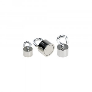 Magnet cu carlig Industrial, rezistență de agățare 15 kg, set 2 bucăți - Img 2