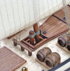 Navomodel Arab Dhow Sultan, scara 1:60 Kit model de nava din lemn - Artesania Latina - Img 5