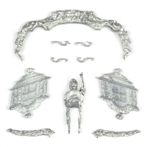 Navomodel HMS Fly - Set decoratii din metal turnat, Amati Italia
