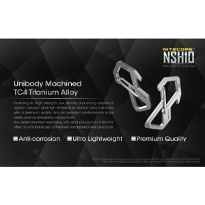 Nitecore NSH10 Carabina din Titan Multifunctionala - Img 6