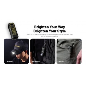Nitecore TUP2, Lanterna Breloc Neagra 1200 Lumeni - Img 7