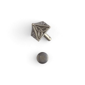 Nituri decorative piramida celtica, fara nichel, set 6 buc - Tandy Leather - imagine 5