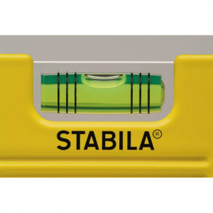 Nivela cu 3 bule si magneti, 81 SV REM W45 de 25 cm, Stabila - Img 2