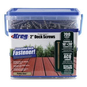 Pachet Kreg Deck Jig pentru fixarea ascunsă a deck-ului, cu șuruburi cadou - Img 4