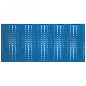 Panou perforat orizontal de 1000x500mm albastru