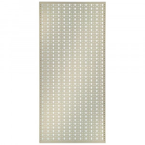 Panou perforat vertical de 500x1000 mm alb