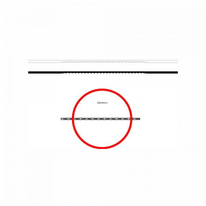 Panze fierastrau pentru lemn 16 cm FIX Blue Niqua