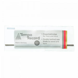 Panze traforaj cu dinti dubli Niqua TEMPO RECORD silver 13cm set 12 panze - Img 2