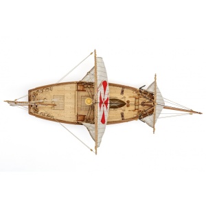 Pinta - Caravela lui Columb 1492, Navomodel Amati, Scara 1:65 Lungime 45cm - Img 5