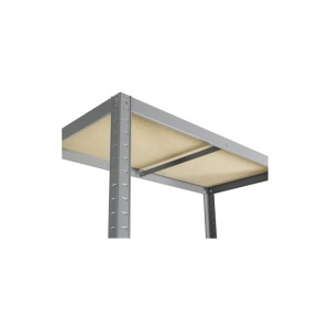 Raft metalic cu 5 polițe din lemn 900x450x1770 mm max. 175 kg/poliță, montaj rapid cu cleme - Img 3