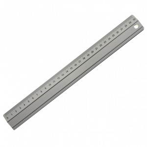 Rigla aluminiu antialunecare 30-100 cm Altera pentru pielarie