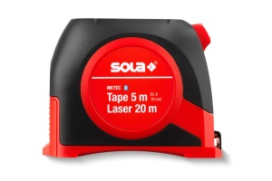 Ruleta digitala 5 m cu telemetru laser 20 m, Bluetooth SOLA METEC - imagine 5