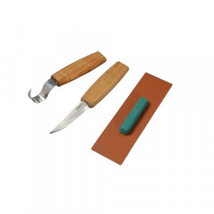 S03 Set de sculptura lingura pentru incepatori, BeaverCraft - Img 1