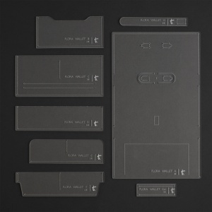 Sablon acrilic portofel Flora (Flora Wallet) - Tandy Leather 58016-00