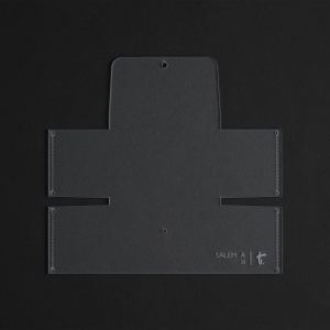 Sablon acrilic portofel mic Salem (Salem Small Wallet) - Tandy Leather 58025-00