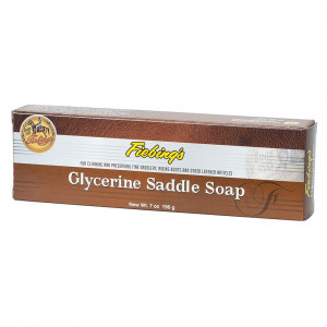 Sapun solid cu glicerina Fiebing's Glycerine Saddle Soap pentru curatarea si conservarea pielii (196 g)
