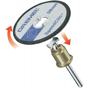 SC476 Set 5 discuri taiere plastic, Dremel - Img 1