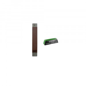 SDPIMPC1 Strop cu o fata din piele aspra pentru ascutire cu maner plat cu pasta de ascutire Chrox/Dialux Verde - Img 2