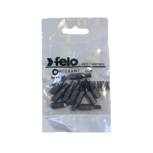 Set 10 biti Felo, seria Industrial profil HEX, C6.3, HX4.0, 25mm - Img 1