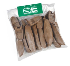 Set 2 barci cu motor cu cabina din plastic pentru navomodele, 80mm, Amati - Img 2