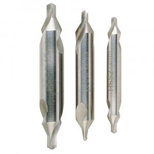 Set 3 burghie HSS pentru centruire Proxxon 24630, DIN 333 tip A, 2,0 - 3,15 mm