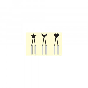 Set 3 varfuri pentru creion pirogravura,Star Tec