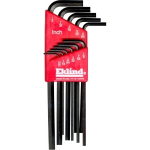 Set chei locas hexagonal lungi 050"-1/4" 11 piese EKLIND SUA