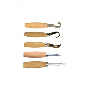 Set cutite sculptura tip carlig, drept, Morakniv