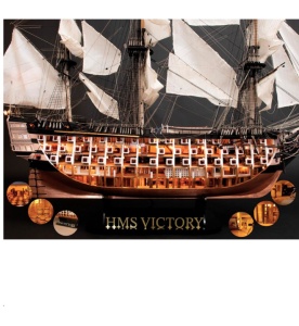 Set de lumini LED pentru modelul de navă HMS Victory Anatomy - Artesania Latina - Img 2