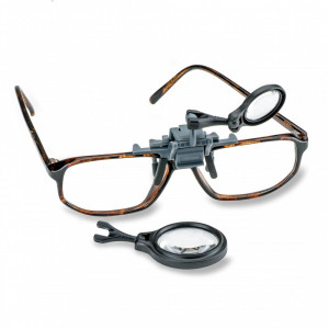 Set lupe cu clips pentru ochelari OcuLens, putere 5x/8x - Carson - Img 2