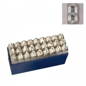 Set poansoane litere mari A-Z Gravurem Nr.1 Extra Extra| DIN CK 45 | Made in Germany - Img 2