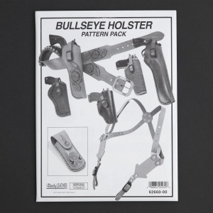 Set tipare pentru tocuri de pistol Bullseye (Bullseye Holster Pattern Pack) - Tandy Leather 62660-00