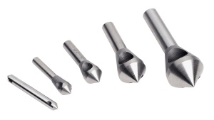 Set zencuitoare si debavuratoare 90° HSS, Wabeco