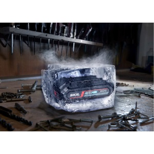 SKIL 3104 AA, Acumulator Li-Ion 20V Max, 4.0Ah, PWRCORE 20, indicator LED - Img 6