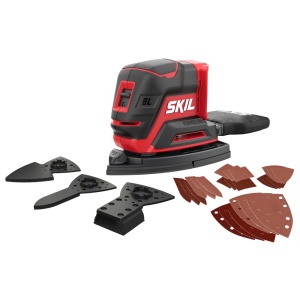 SKIL 3720 CD, Slefuitor compact brushless cu acumulator (doar corpul) SR1E3720CD, 10500 rpm, + accesorii - Img 1