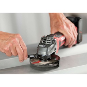 SKIL 3921 CA, Polizor unghiular cu acumulator AG1E3921CA, 8500 rpm, d. max. disc 125mm, doar corpul - Img 5