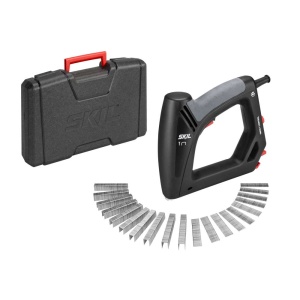 SKIL 8200 AC, Capsator/ciocan electric F0158200AC, functional cu capse No.53, 8-16mm si cuie No.40, 47 si 38, 15-16mm, + geanta si accesorii - Img 1