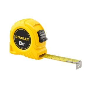 Stanley 0-30-457, ruleta clasica 8m, protectie Tylon, tru-zero, 8m x 25mm, blister - Img 3