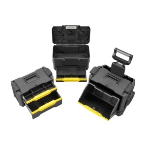 Stanley 1-79-206, Atelier modular rulabil 3 in 1, format din cutii si sertare, roti de 7" - Img 3