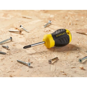 Stanley STHT16154-0, surubelnita Stubby scurta Cushion Grip cu varful cruce PH1 si lungimea tijei de 45mm, PH1x45 - Img 7