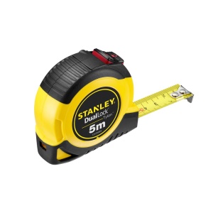 Stanley STHT36803-0, ruleta tylon cu dubla blocare 5m, acoperire Tylon, maner ergonomic, 5m x 19mm, blister - Img 6