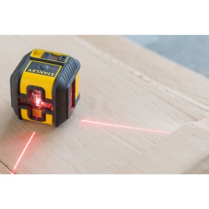 Stanley STHT77502-1, nivela laser cross 90, cu linie in cruce + un fascicul 90 grade, lumina rosie, auto-nivelare, prindere cu clema, QuickLink, raza actiune 12m, include 2 baterii AA, clema si husa - Img 9