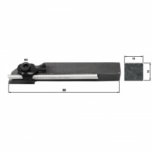 Suport pentru scule de debitare 10x10 cu 2 lamele, WABECO - Img 2