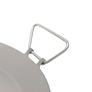 Tigaie pentru foc de tabara Stabilotherm Forest Pan S6 46 cm din otel carbon - Img 2
