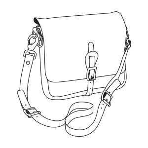 Tipar hartie geanta postas Field (Field Messenger Bag) - Tandy Leather 56458-00